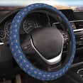 thumbnail image 4 of Kdxio Raccoon blue point Print Elastic Stretch Steering Wheel Cover,Auto Steering Wheel Cover,15 Inch Anti-Slip,Warm in Winter and Cool in Summer,Fit Suvs,Vans Cars,Trucks, 4 of 5