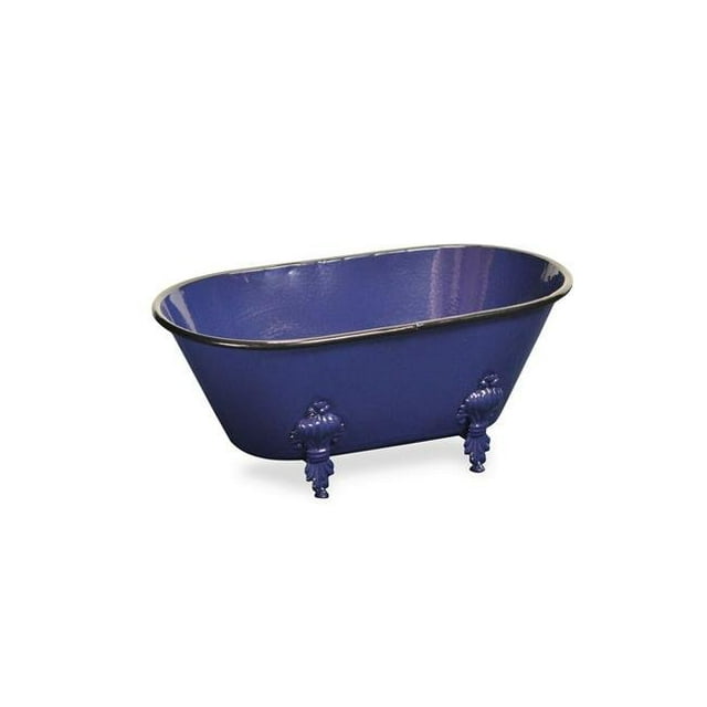 Cheungs 5129L-NB Baignoire Décorative en Métal Bleu Marine