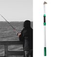 thumbnail image 1 of Caña de pescar telescópica, cañas de pescar de s portátiles para viajes, agua salada dulce, caña de pescar en , pesca en barco 0M blanco DYNWAVEMX caña de pescar telescópica, 1 of 8