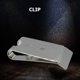 thumbnail image 5 of Clip de metal para cinturón con doble agujero clip para funda para cuero bricolaje plateado, 5 of 6