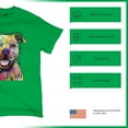 thumbnail image 4 of Tee Hunt Beware of Pit Bull T-Shirt Dean Russo Art Colorful Cute Dog Men's Tee, Green, Medium, 4 of 5