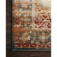 thumbnail image 3 of Loloi II Isadora Oriental Ant. Ivory / Sunset Area Rug, 3 of 5