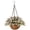 Spray white, variant on Artificial Christmas Hanging Basket,Outdoor Christmas Decor Warm LED Lights Decorative Hanging Ornaments Xmas Decor,Front Porch Christmas Outdoor Decorations for Garden Patio Lawn