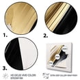 thumbnail image 3 of Designart Black And Gold Cubic Expression IV Canvas Wall Art, 3 of 5