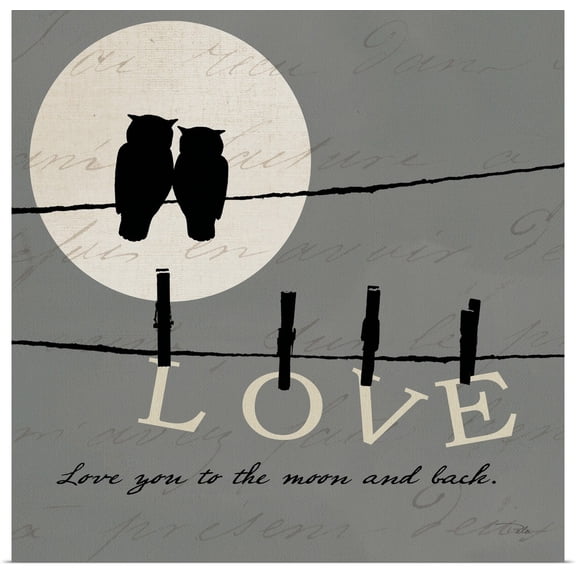 Great BIG Canvas | Rolled Pela Studio Poster Print entitled Moon Lovers I
