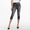 thumbnail image 4 of VNKIDY Womens Mid Rise Denim Capri Jeggings With Pockets Stretch Casual Slim Fit Jeans For Everyday Wear Outdoor Activities Black S, 4 of 8