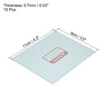 thumbnail image 2 of Uxcell 4.3 x 3.5'' Right Angle Welding Protection Lens Replacement, Clear 10 Pack, 2 of 4