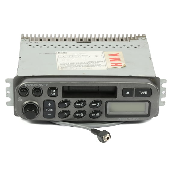 Restored Hyundai 2000-2002 Accent Radio AM FM Cassette w Aux on Pigtail 96170-25000 (Refurbished)