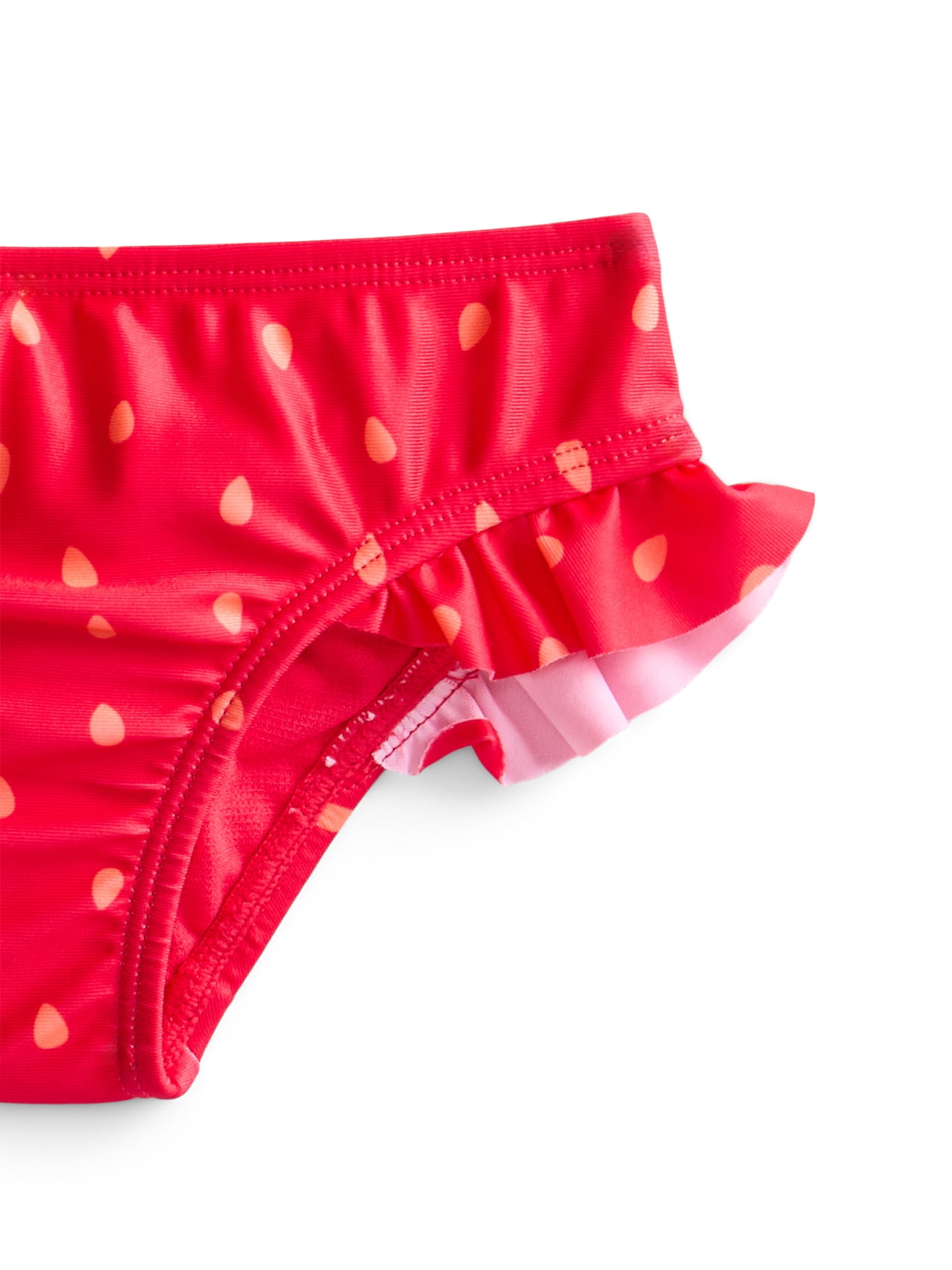 Wonder Nation Baby and Toddler Girl Strawberry Tankini Swimsuit, 2-Piece, Sizes 12M-5T