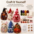 thumbnail image 2 of DIY Seasonal 3D Crochet Door Hanger Kit Collection,Easy Beginners Craft Kits for Adults,Halloween Christmas Holiday Decoration Handmade Ornament Gift Set,Spiral Decor(#06), 2 of 7