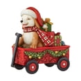 thumbnail image 3 of Enesco Country Living by Jim Shore Christmas Dog in Wagon Figurine, 3 of 7