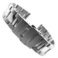 thumbnail image 2 of Correa de reloj de acero inoxidable Yinane Pulsera de 20 mm Plata, 2 of 8