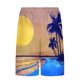thumbnail image 2 of Pantalones Cortos para Hombre Cintura Elástica con Bolsillos, Forro de Impresión de Moda Casual para la Playa, Al Aire Libre Y el Uso Diario, 2 of 6