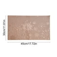 thumbnail image 3 of YIKA Table Mat Solid Color Insulation Mat Placemat Scald Table Mat Christmas Vibe Placemat Rose Gold, 3 of 6