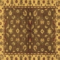 thumbnail image 1 of Ahgly Company Indoor Square Oriental Brown Traditional Area Rugs, 7' Square, 1 of 4