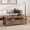 Brown, variant on Garderth Farmhouse Coffee Table,47.2" Center Table With Drawer,Rustic Wood Cocktail Table,Living Room Table With Open Shelf And 6 Support Legs For Home Office