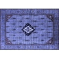 thumbnail image 1 of Ahgly Company Indoor Rectangle Oriental Blue Industrial Area Rugs, 4' x 6', 1 of 4