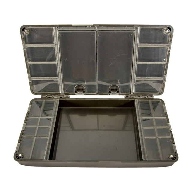 Caja de aparejos de pesca, accesorios de pesca, contenedor de almacenamiento de anzuelo, equipo de pesca portátil multifunción, caja de señuelos de