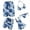 Blue Hibiscus, variant on Purple Duck Camo Couple Family Matching Swimwear Women Bikini Set Mother Daughter Swimsuits Father Son Beach Shorts Bathing Suit Matching Outfit for Vacation His and Hers Swimwear Set