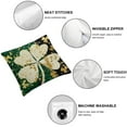thumbnail image 4 of COMIO  St Patricks Day Pillow Covers  Shamrock Black Golden Throw Pillowcase Farmhouse Home Sofa Decor Pillowcase Happy St. Patrick's Day Decoration Cushion Cases 2pc, 4 of 6