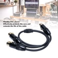 thumbnail image 3 of Divisor de cable xlr, divisor de cable de 2 xlr a xlr y conectores de Oro Chapados de Oro para amplificadores de guitarra, 3 of 7