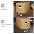 thumbnail image 3 of UPOUART 10Ud Asa Plástica Transparente Para Cajas De Cartón Ideal Para Mudanzas Y Organización, 3 of 8