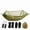 Dark Green, variant on Camping Double Hammock with Mosquito Net Shade, Suitable for Hiking/camping Adventures, Garden Relaxation - Durable And Lightweight Design, with Strapping Carabiner