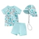 thumbnail image 4 of REDARER Toddler Boy 3-Piece Swim Set – Short Sleeve Swim Shirt, Trunks & Rash Guard,Size 18-24 Months, 4 of 4