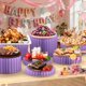 thumbnail image 4 of Elevadores para Buffet Zatozkar 6 Pzas Acrílico y Cartón Morado, 4 of 6