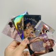 thumbnail image 4 of 50 unids/set de mangas de tarjeta láser transparente sello de la tarjeta de película holográfico protector para corea ídolo foto ygo mtg vg tarjeta, 4 of 4