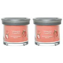 Yankee Candle Small Tumbler Scented Single Wick Jar Candle, White Strawberry Bellini, 4.3 oz (Pack of 2)