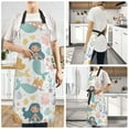 thumbnail image 6 of Cute Mermaids and Friends Kitchen Apron with 2 Pockets Adjustable waterproof Cooking Aprons for Women Men Chef, 6 of 7