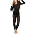 thumbnail image 2 of Women Winter Underwear Set, Seamless Elastic Thermal Inner Wear Warm Sleepwear, 2 of 5