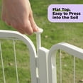 thumbnail image 4 of SunsGrove Dog Playpen with 2 Wider Doors,50 inch 16 Panels Non Slip Play Dog Pen for Free and Safe, Heavy Duty Anti-Rust Pet Pen for Indoor, Courtyard, RV Camping for Large Dogs, White, 4 of 9