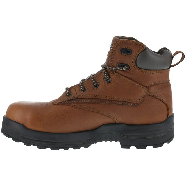 Rockport Works Bottes de Travail Imperméables à Embout Composite pour Femmes 6 Po More Energy Brun - RK668