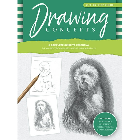 Step-by-Step Studio: Step-by-Step Studio: Drawing Concepts : A complete guide to essential drawing techniques and fundamentals (Series #3) (Paperback)