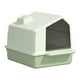 thumbnail image 2 of Caja de arena portátil perfecl para gatos con tapa grande Verde, 2 of 8