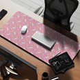 thumbnail image 2 of Long Mouse Pads for Desk,Pink Unicorn Heart Crescent Pattern Desk Mats on Top Of Desks, Desk Mouse Pad Extra Large with 3mm Non-Slip Base and Stitched Edge for Gaming,Office,Work,Home 35.4"x15.7", 2 of 6