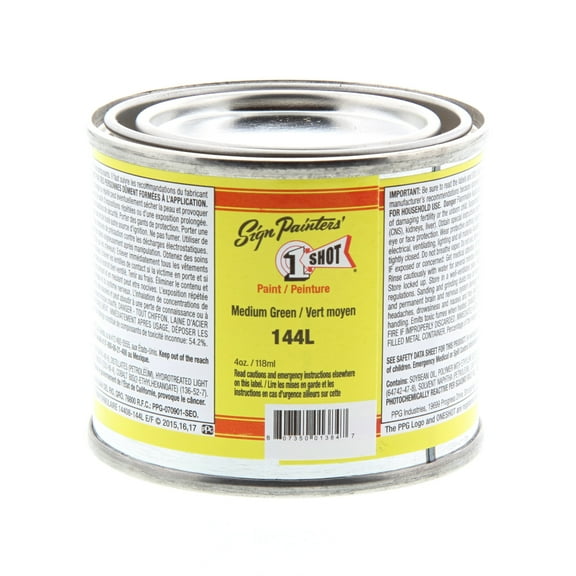 1 Shot Lettering Enamel, 4 oz., Medium Green
