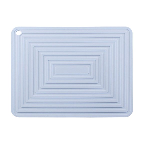 Qholemyo Large Size Soft Rubber Mat Heat Proof Drying Mat Insulated Placemat For Kitchen Table Cookware And Tableware