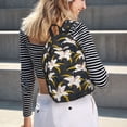 thumbnail image 6 of Yiaed Lilies Flowers Print Backpack, Premium Laptop Backpack, Travel Backpack for Women, Lightweight Backpacks, Comfortable Back Pack-Small, 6 of 7