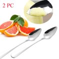 thumbnail image 2 of Lovehome 2PC Thick Stainless Steel Grapefruit Spoon Dessert Spoon Serrated Edge, 2 of 6