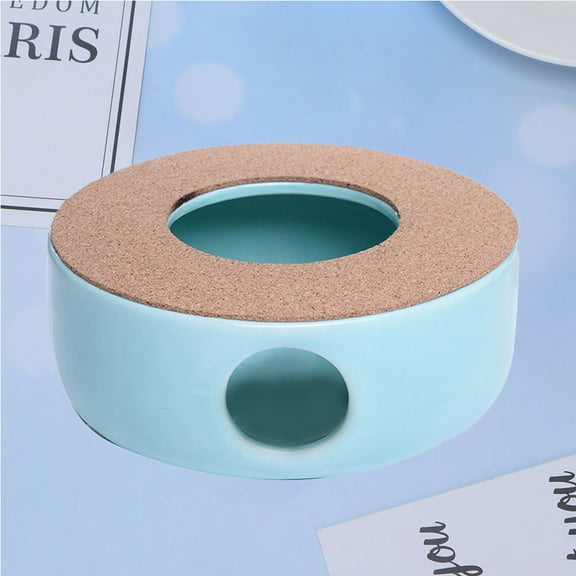 GOOHOCHY  Retro Candle Warmer Stands Ceramic Base Tea Stove