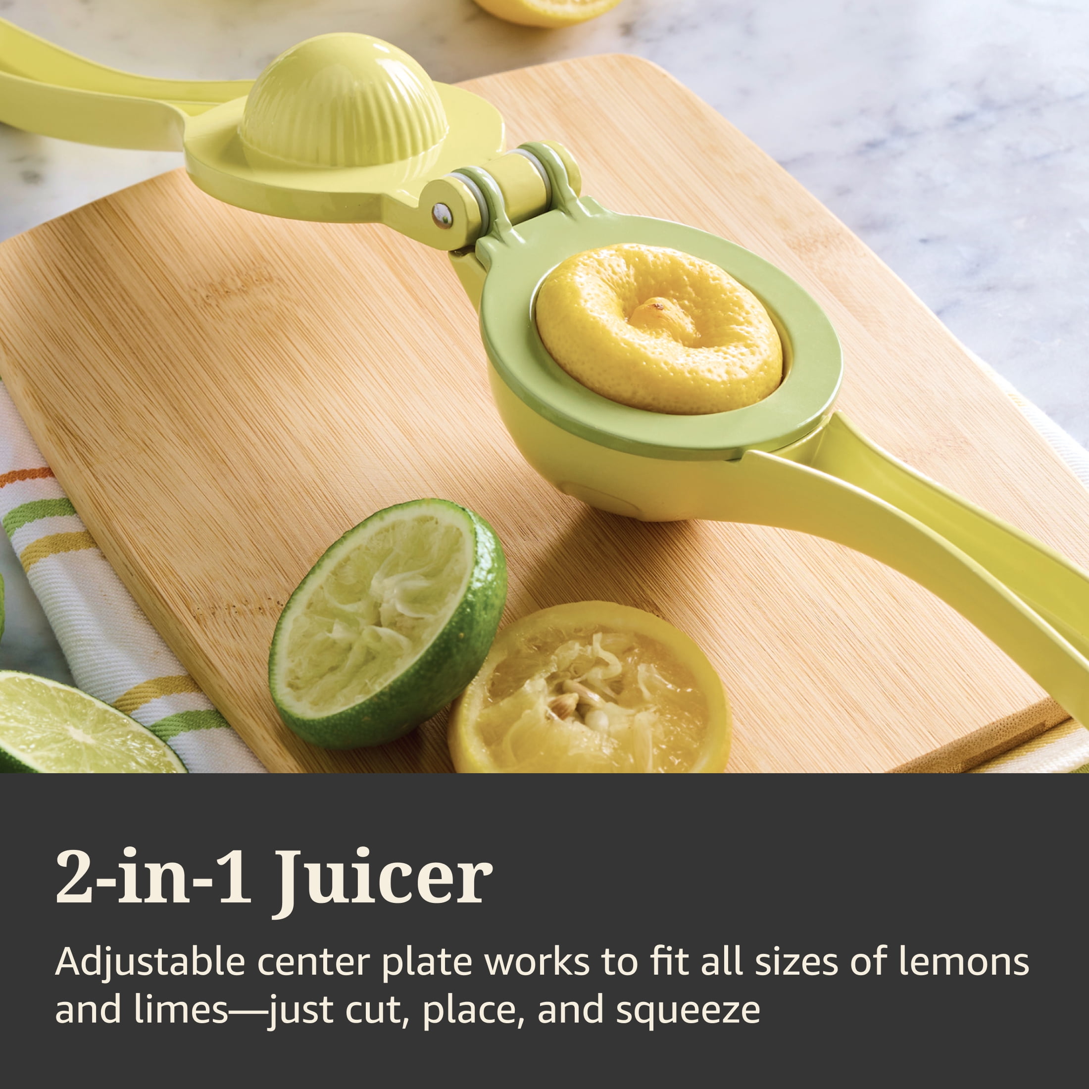 Farberware Professional 2-1 Manual Citrus Squeezer with Ergonomic Handle