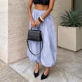 thumbnail image 2 of Palazzo Pants for Women Wide Leg Baggy Casual Balloon Pants Women Elastic Waist Pleated Harem Pants Fashion Vacation Trousers Light Purple S, 2 of 10