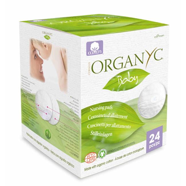 Organyc 1600584 100 Percent Organic Cotton Nursing Pads 24 Count