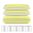 thumbnail image 2 of 3 Pcs Soft Bedding Set, Includes 1 Duvet Cover with Zipper And 2 Pillow Shams,Aesthetic Sulphur Yellow And White Gradient Queen(90"×90"), 2 of 8