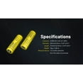 thumbnail image 4 of Nitecore NL2160HP 6000mAh Rechargeable 21700 Battery, 4 of 6