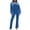 Sky Blue, variant on Scyoekwg Womens Two Piece Sweatsuit Zipper Long Sleeve Coat Wide Leg Pants Fashion Casual Matching Outfits Sweatsuit Tracksuit (Hot Pink,L)