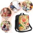 thumbnail image 5 of Picia Vintage Bird Lunch box Lunch bag for men women Large capacity Lunchbox Reusable Lunch bags Insulated Lunch bag Lunch box cooler, 5 of 9
